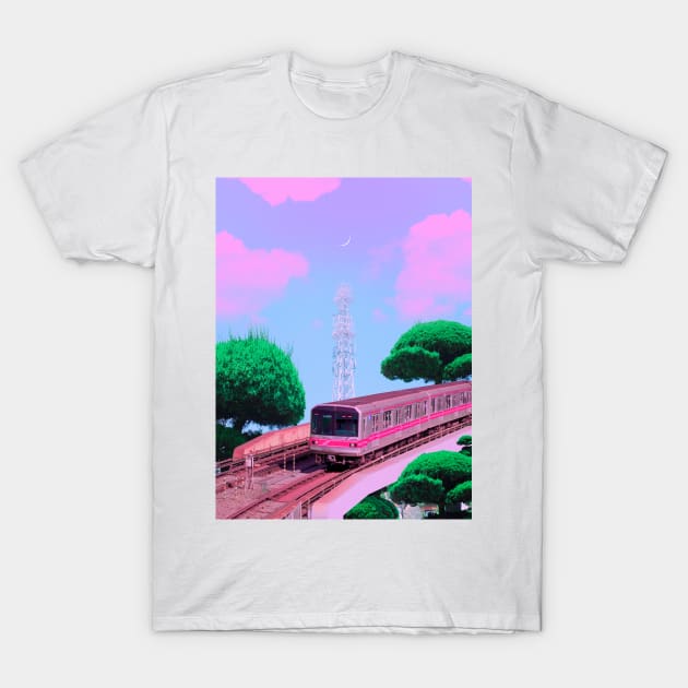 Anime vs Reality (Tokyo) T-Shirt by Yagedan